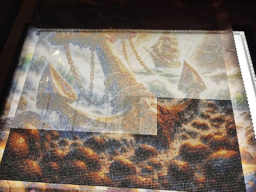 Customer photo review of 5D Diamond Painting – Anker der Legenden
