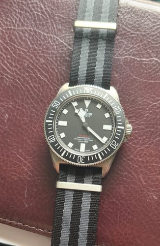 Customer photo review of HD Bond Premium Nylon Watch Strap
