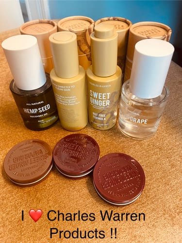 Customer photo review of Sweet Ginger Vapor Rub Stick