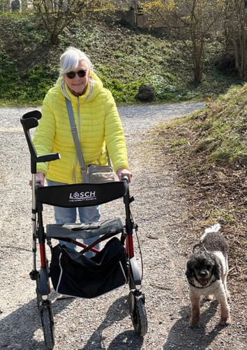 Customer photo review of Outdoor-Rollator Tabas (EXTRA LEICHT - 8,65 kg)