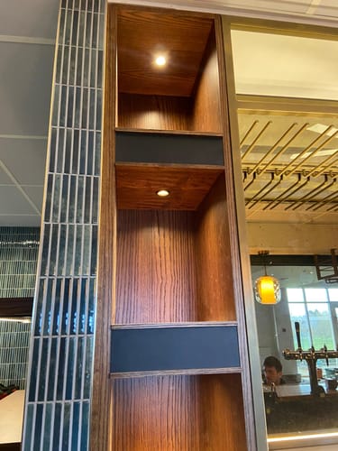 Customer photo review of 3W Chloe IP44 Low Glare Fluted Marker Light, CCT Mini Downlight, Niche/Alcove/Soffit Antique Brass (Non Dimmable Driver Included)