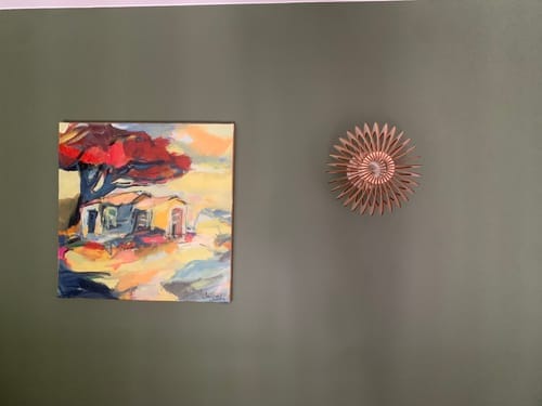 Avis photo d'un client sur Mini Néo teinté Chêne | Applique