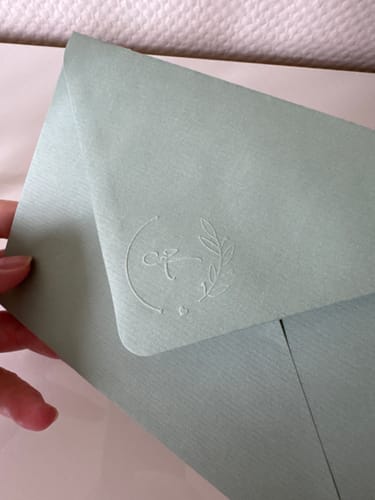Customer photo review of Eigenes Logo - Ersatz Prägeplatte - Ø 41mm
