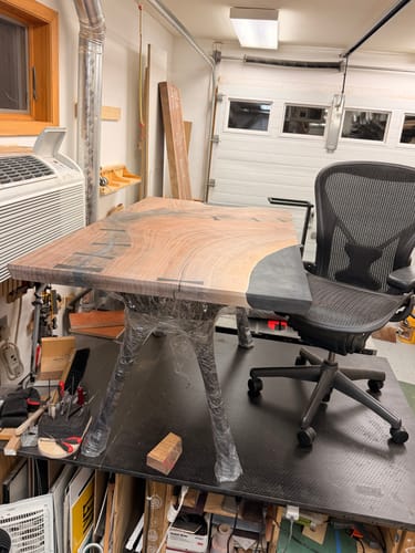Customer photo review of Table Legs 414 Hatty 28" H Modern Metal Table Legs