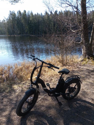 Customer photo review of Touroll S2 Folding Fat Tire Electric Bike