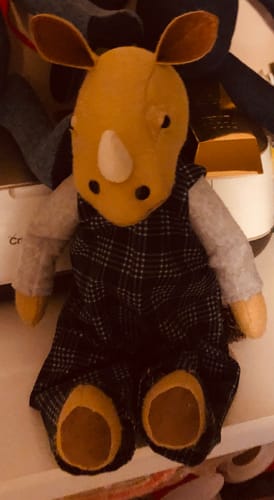 Customer photo review of Rhino Play Doll PDF Pattern and Video Tutorial