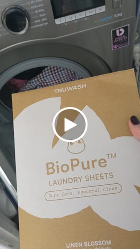Customer video review of BioPure Eco-Friendly Laundry Sheets - Up To 60 Washes