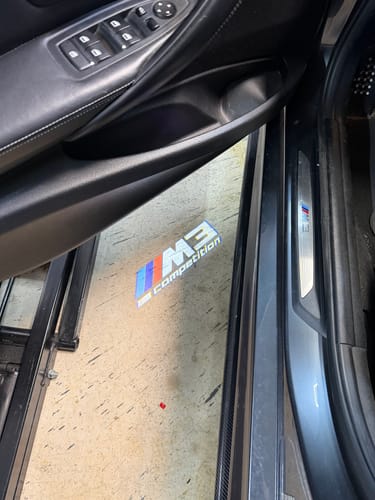 Customer photo review of BMW F SERIES DOOR LIGHTS