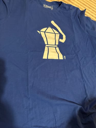 Customer photo review of Espresso Baseball T-Shirt