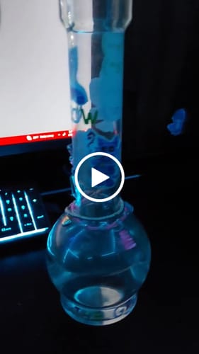 Customer video review of 12" Ball Style Glass Water Pipe