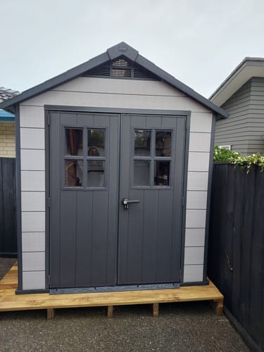 Customer photo review of Oakland 754 Garden Shed 2.1m x 1.14m