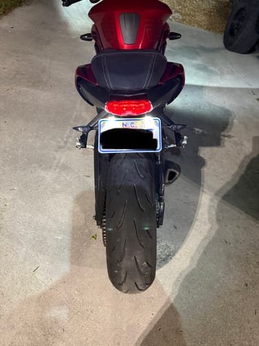 Customer photo review of Triumph Street Triple / 765 / Daytona 675/Moto2 - Tail Tidy Kit 2013+