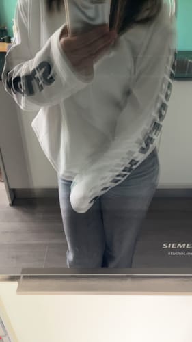 Customer photo review of LONGSLEEVE T-SHIRT WHITE