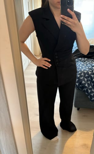 Customer photo review of Completo Elegante Gilet + pantalone palazzo