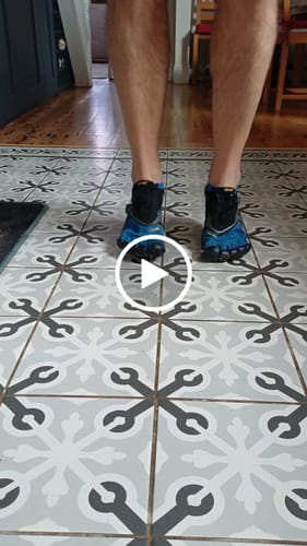 Customer video review of V-RUN Mens Blue Black