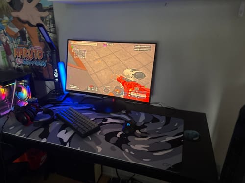 Customer photo review of Arctic Swirl Mousepad