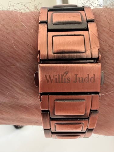 Customer photo review of Mens Copper Magnetic Bracelet TRIPLE Power