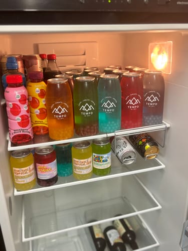 Customer photo review of Bubble Tea Cans | Berry Bloom (Mixed Berry Fruit Tea with Lychee Popping Boba) - 4 Pack