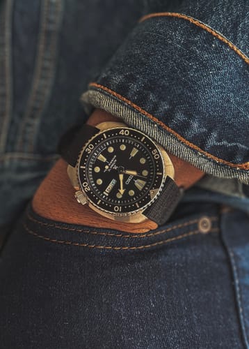 Customer photo review of Glomar Explorer - Hook And Loop Watch Strap