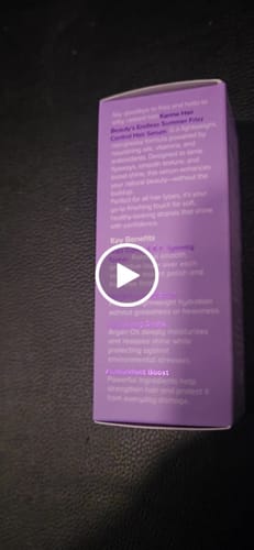 Customer video review of Endless Summer Frizz Control Hair Serum