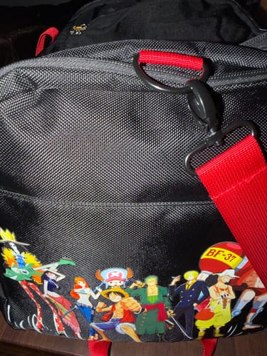 Customer photo review of Pirate Skull Duffle Bag
