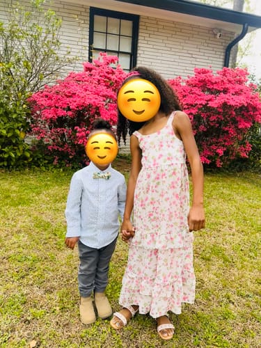 Customer photo review of Floral Bow Tie & Tan Vegan Leather Suspenders Set- Herb Rifle Paper Co Fabric