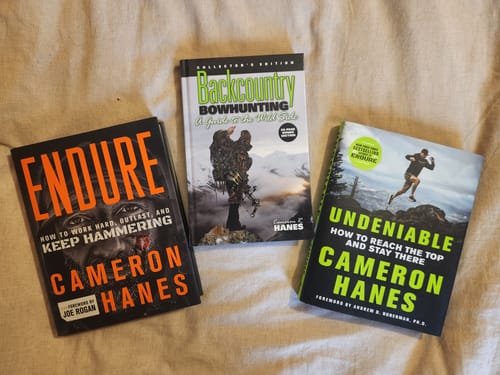 Customer photo review of BACKCOUNTRY BOWHUNTING BOOK