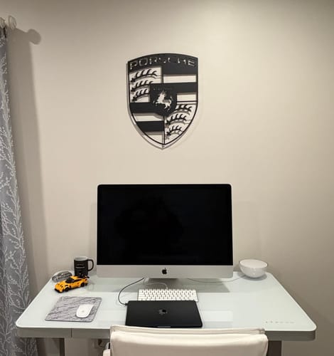 Customer photo review of Porsche Metal Car Emblem