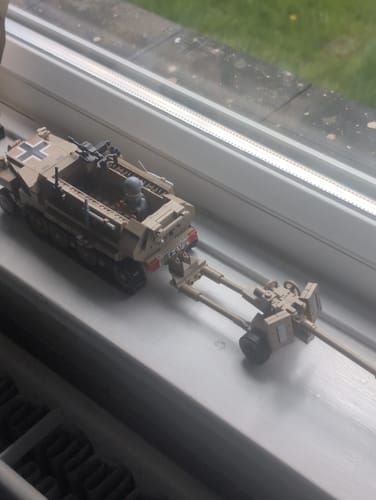 Customer photo review of German Half Track | 562 PCS