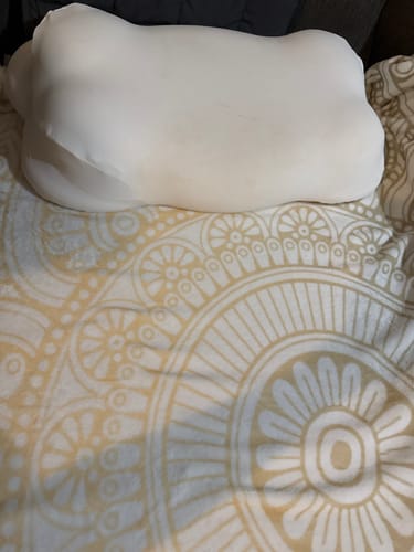 Customer photo review of Cloud Cooling Pillow Case