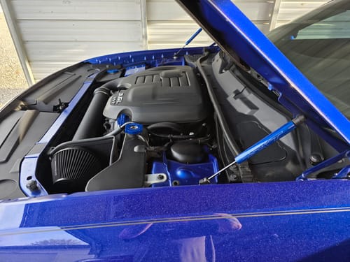 Customer photo review of ABD Hood Shock Cover 2008-2023 Challenger