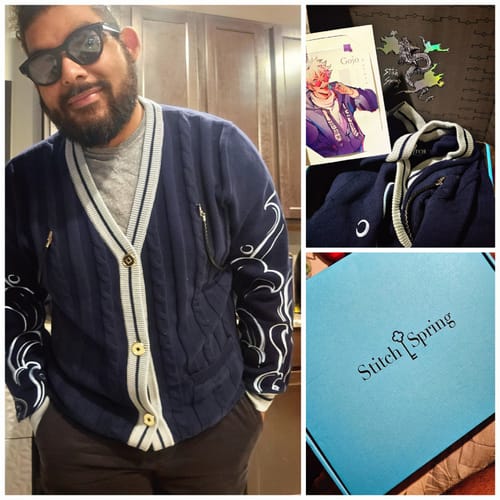 Customer photo review of Water Tribe Cardigan Preorder