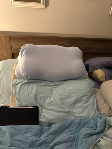 Customer photo review of Cloud Cooling Pillow Case