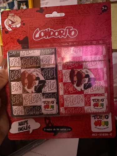 Customer photo review of Juego de Mesa Naipes Condorito - Condorito