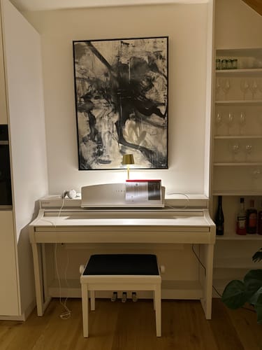 Customer photo review of Yamaha Clavinova CSP-275WH - leicht gebraucht