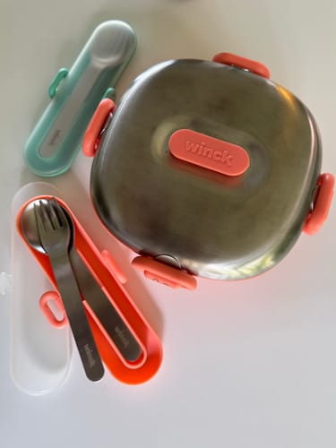 Customer photo review of Bento Box | Peach