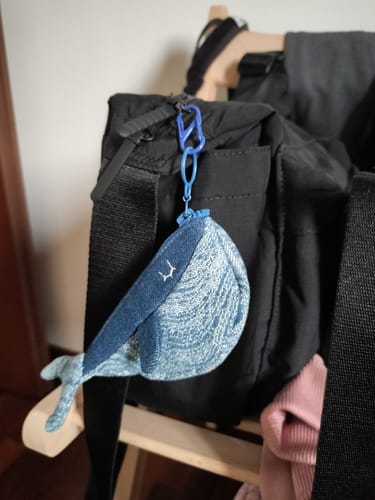 Customer photo review of Whale Zipper Pouch & Bag Charm