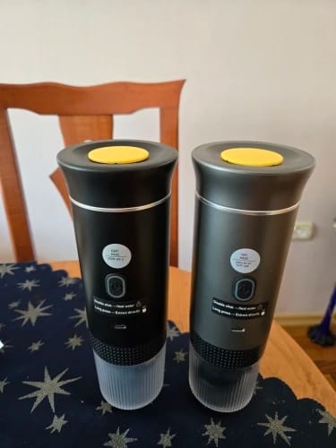 Customer photo review of CoffeeGo™ Pro – Cafetera Portátil 3 en 1
