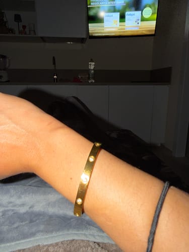 Customer photo review of LOVE BRACELET 6.1MM 10 DIAMONDS