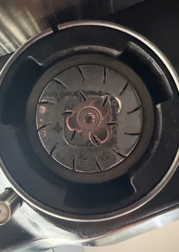 Customer photo review of High Diffusion Espresso Shower Screen - Breville