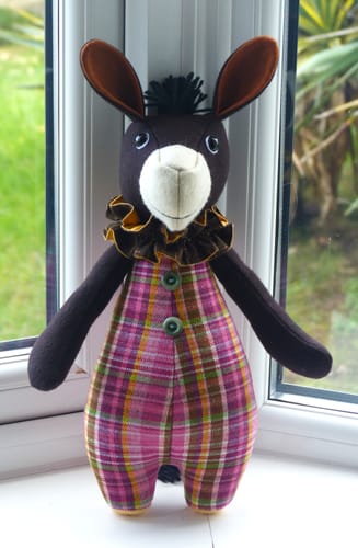 Customer photo review of Cuddle Donkey Doll FREE PATTERN
