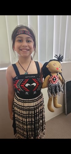 Customer photo review of Kapa Haka Maori Girls Costume