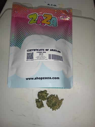 Customer photo review of Fire OG - 28 Grams Littles - Indica