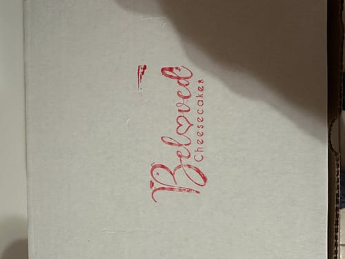Customer photo review of Salted Caramel Cheesecake