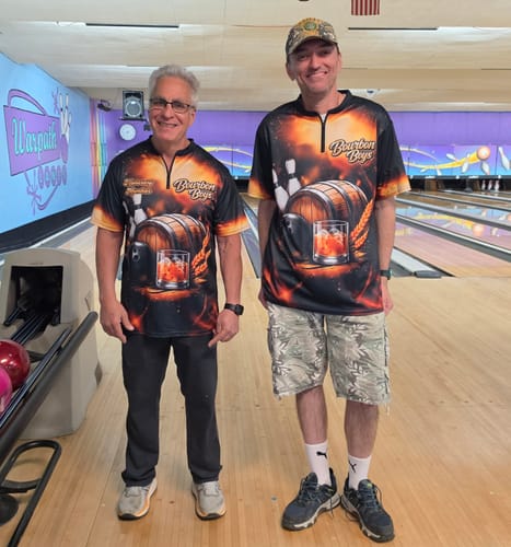 Customer photo review of Maxcorners Bowling Team Bowling Personalized Name 3D Unisex Shirt For Gabor Nap