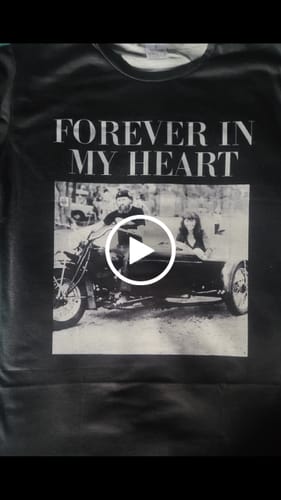 Customer video review of Forever In My Heart - Personalized Photo Comfort Tee
