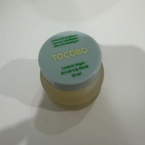 Customer photo review of TOCOBO Vita Glazed Lip Mask 20ml Lemon Sugar