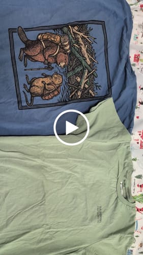 Customer video review of Beaver and Muskrat Backpackers T-Shirt