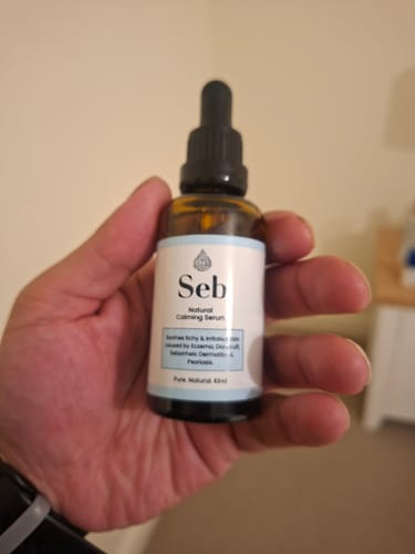 Customer photo review of Seb Natural Calming Serum