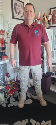 Customer photo review of 9 PARA SQN EMBROIDERED POLO SHIRT